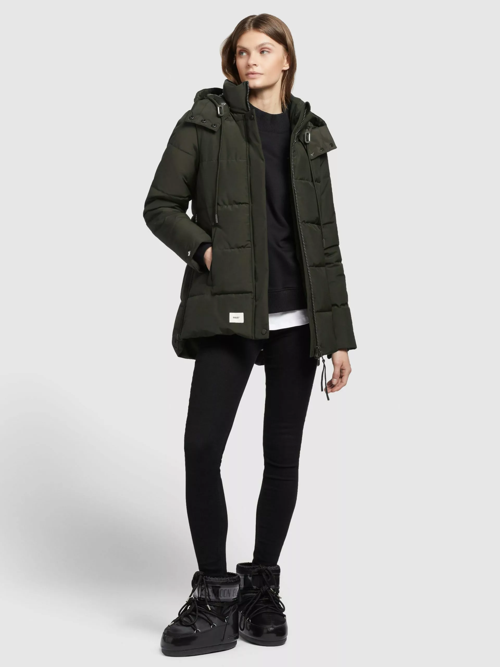 Khujo Vestes Dhiver Veste D’hiver Eunice Femme Olive 5 Khujo Vestes Dhiver Veste D’hiver Eunice Femme Olive – Image 3