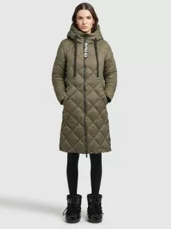 Khujo Manteaux Dhiver Manteau D’hiver LENNJA Femme Kaki 15 Khujo Manteaux Dhiver Manteau D’hiver LENNJA Femme Kaki -Khujo Soldes Boutique 99a713d01e1906fa9127504a5daa28f6