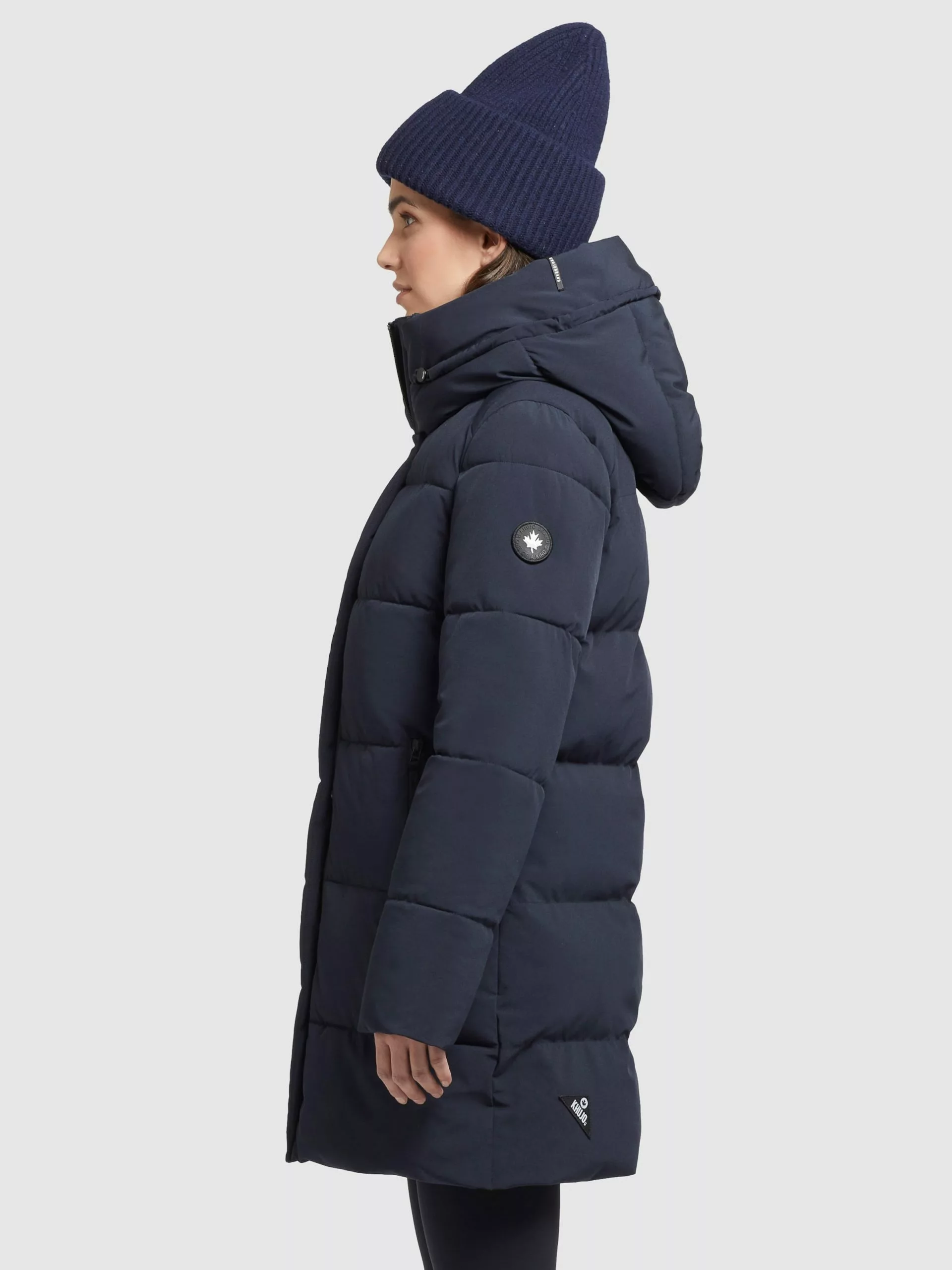 Khujo Manteaux Courts Manteau D’hiver Wente Femme Bleu Foncé 7 Khujo Manteaux Courts Manteau D’hiver Wente Femme Bleu Foncé – Image 5