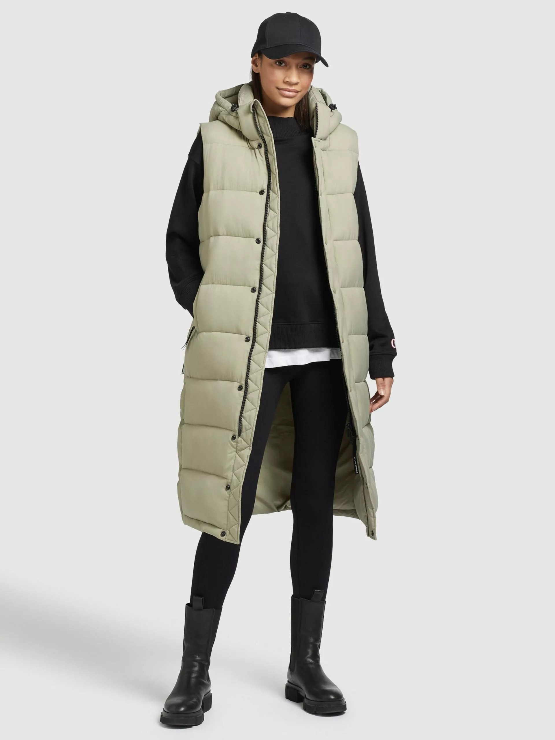 Khujo Vestes Sans Manches Gilet Magneta Femme Vert Pastel 8 Khujo Vestes Sans Manches Gilet Magneta Femme Vert Pastel â Image 6