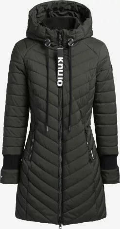 Khujo Manteaux Dhiver Manteau D’hiver Nita Femme Kaki