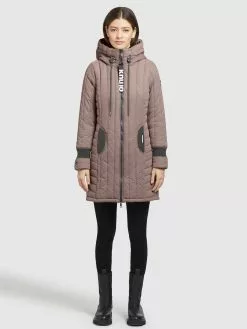 Khujo Manteaux De Mi-saison Manteau Mi-saison Jerry Femme Violet Clair -Khujo Soldes Boutique 9cac3542a83b5c0ebce63596d0091290