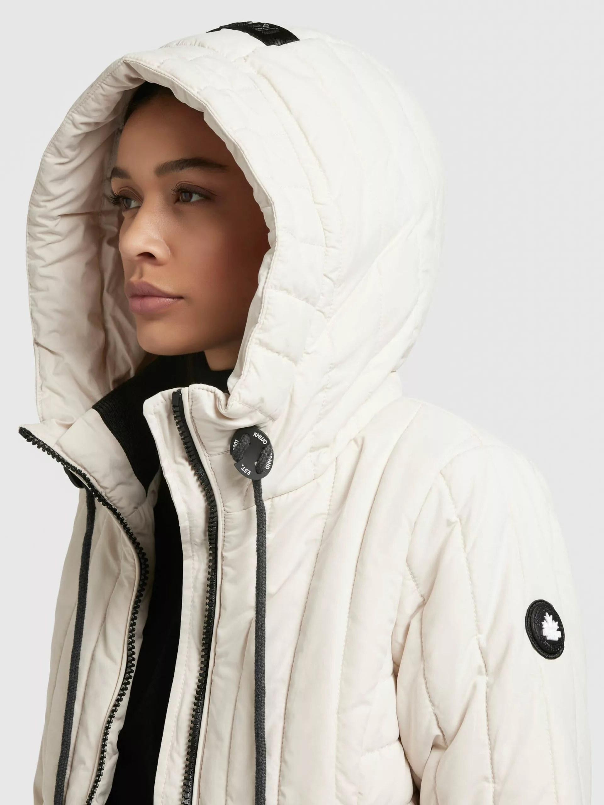 Khujo Vestes De Mi-saison Veste Mi-saison Tweety Femme Blanc Cassé 9 Khujo Vestes De Mi-saison Veste Mi-saison Tweety Femme Blanc Cassé – Image 7