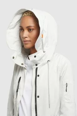 Khujo Parkas Parka Mi-saison Dayes Femme Blanc Cassé 14 Khujo Parkas Parka Mi-saison Dayes Femme Blanc Cassé -Khujo Soldes Boutique 9d3326badbbc80588bd25562b90656f4