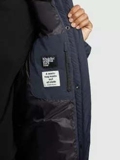 Khujo Manteaux Dhiver Manteau D’hiver TIONE Femme Bleu Marine -Khujo Soldes Boutique 9d5f9156b92290758a238faa6b5724a9