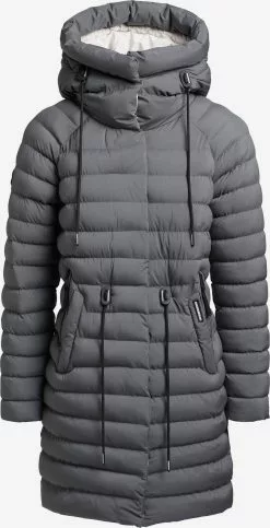 Khujo Manteaux Dhiver Manteau D’hiver Niana Femme Anthracite