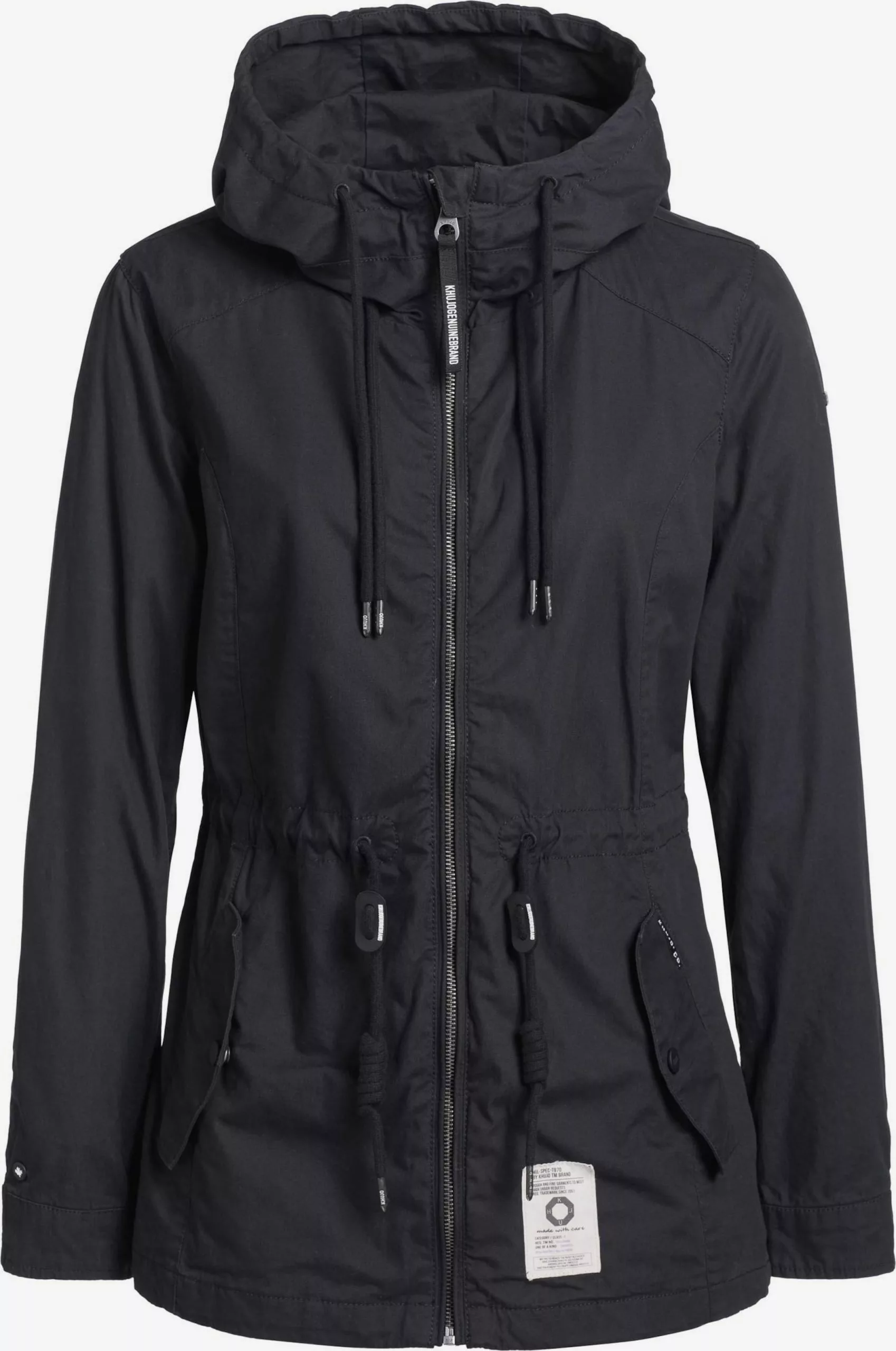 Khujo Vestes De Mi-saison Veste Mi-saison SESIA Femme Noir 3 Khujo Vestes De Mi-saison Veste Mi-saison SESIA Femme Noir