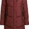 Khujo Manteaux Dhiver Manteau D’hiver SONJE4 Femme Rouge Rouille