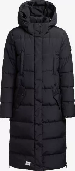 Khujo Manteaux Dhiver Manteau D’hiver Kleo Femme Noir
