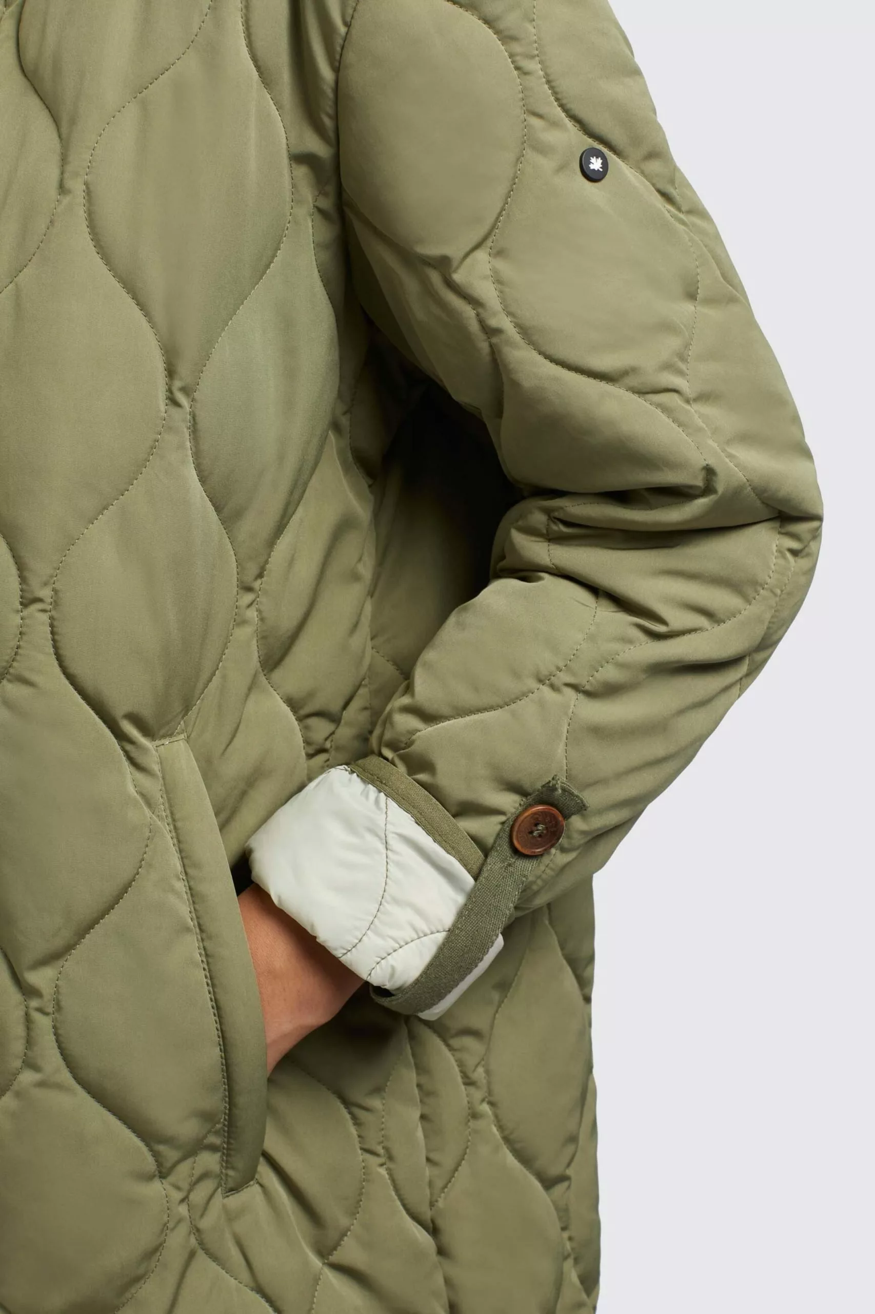 Khujo Manteaux De Mi-saison Manteau Mi-saison Sira Femme Olive 9 Khujo Manteaux De Mi-saison Manteau Mi-saison Sira Femme Olive – Image 7