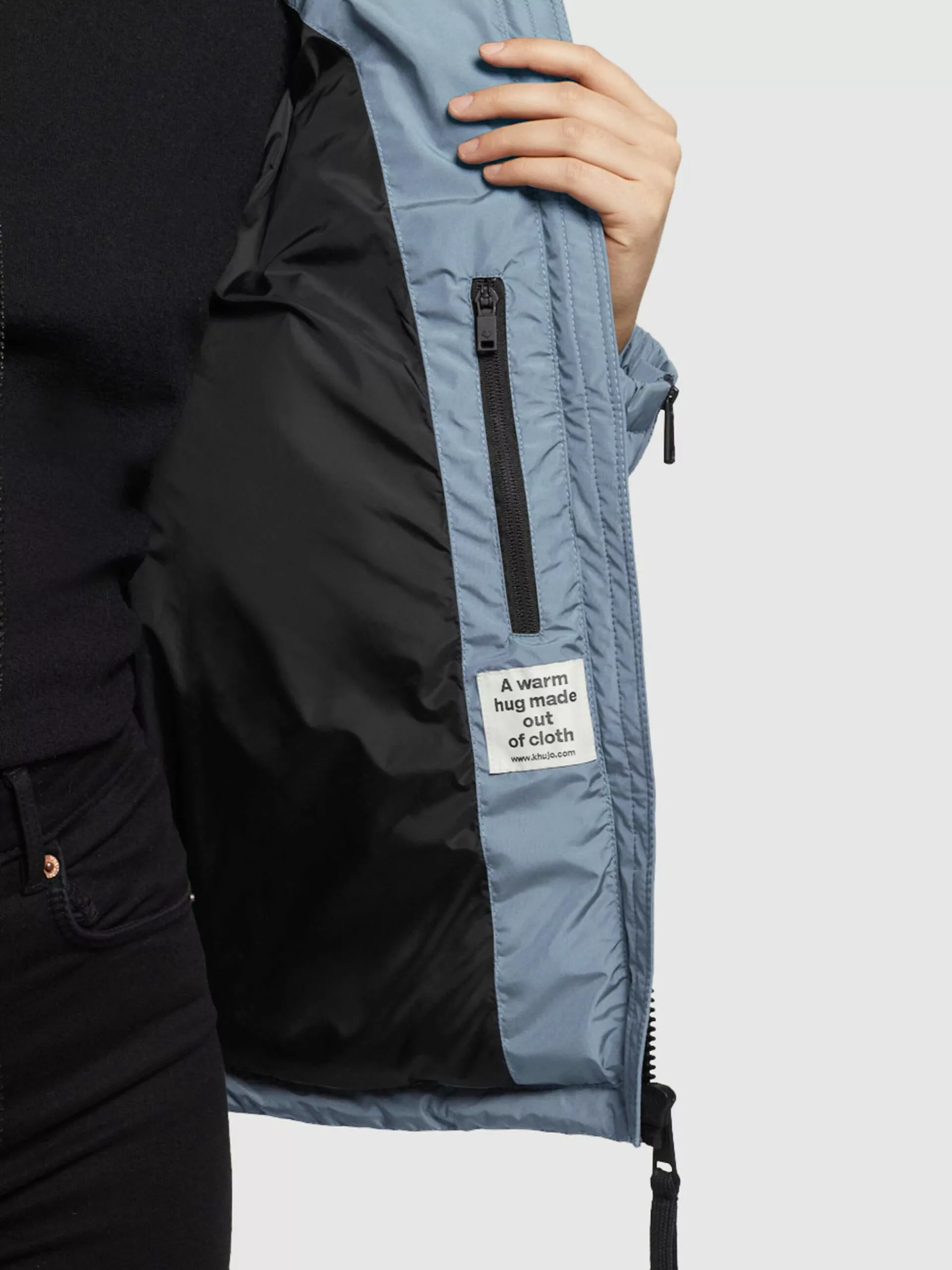 Khujo Vestes Dhiver Veste D’hiver Esila Femme Bleu Clair 9 Khujo Vestes Dhiver Veste D’hiver Esila Femme Bleu Clair – Image 7