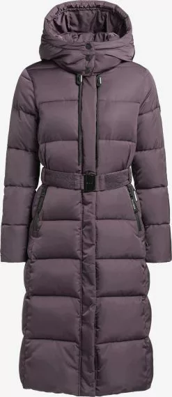 Khujo Manteaux Dhiver Manteau D’hiver HAZELLE Femme Mauve