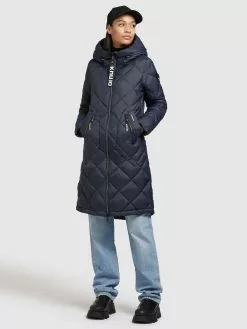 Khujo Manteaux De Mi-saison Manteau Mi-saison Zarita Femme Bleu Foncé 12 Khujo Manteaux De Mi-saison Manteau Mi-saison Zarita Femme Bleu Foncé -Khujo Soldes Boutique a22abfa80c8043752940ac40268f44d7