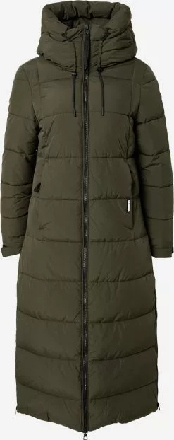 Khujo Manteaux Dhiver Manteau Dâhiver Deria Femme Olive