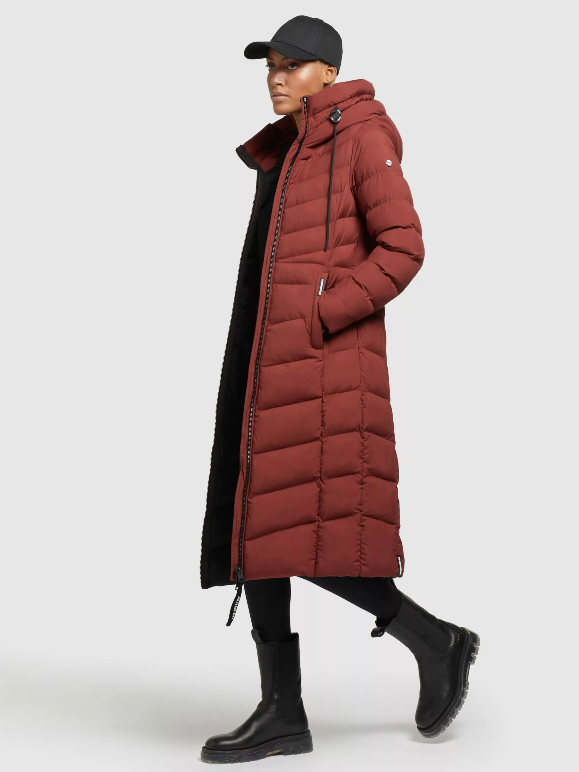 Khujo Manteaux Dhiver Manteau D’hiver Ingram Femme Rouge Rouille 7 Khujo Manteaux Dhiver Manteau D’hiver Ingram Femme Rouge Rouille – Image 5