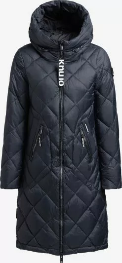 Khujo Manteaux De Mi-saison Manteau Mi-saison Zarita Femme Bleu Foncé