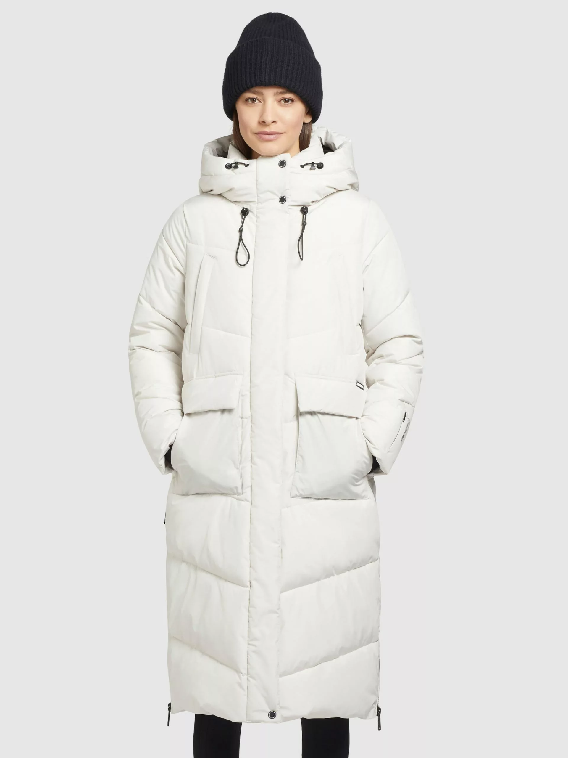 Khujo Manteaux Dhiver Manteau D’hiver Elvita Femme Blanc Cassé 4 Khujo Manteaux Dhiver Manteau D’hiver Elvita Femme Blanc Cassé – Image 2