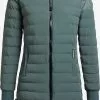 Khujo Vestes De Mi-saison Veste Mi-saison Greta Femme Vert Foncé -Khujo Soldes Boutique a4aed24eeccf9d4fa86eae19dc4892aa