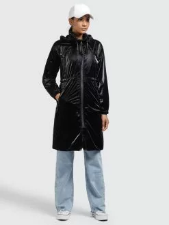 Khujo Manteaux De Mi-saison Manteau Mi-saison Marthe Femme Noir -Khujo Soldes Boutique a67dbcc1fea4b151b23a8bcae6c18175