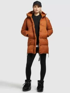 Khujo Vestes Dhiver Veste D’hiver Franee Femme Orange Foncé -Khujo Soldes Boutique a88afb4a2f9ceaed76bb1966f5193004