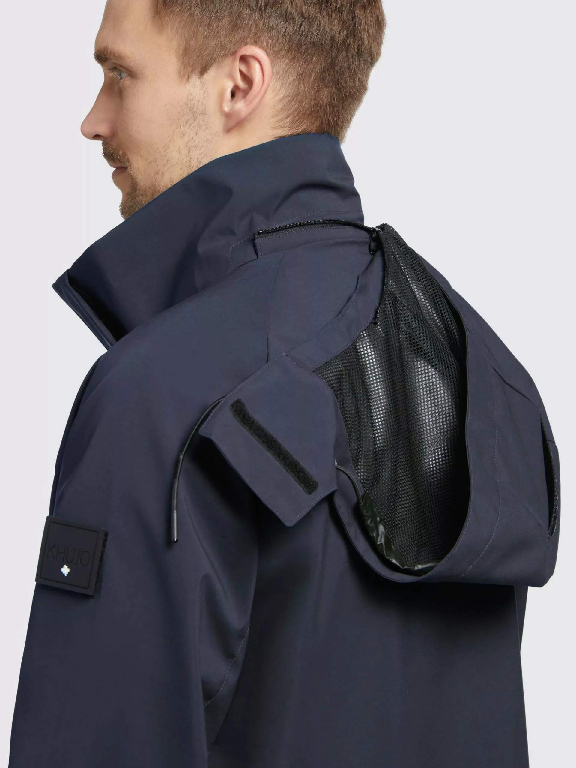 Khujo Vestes De Mi-saison Veste Mi-saison Adam Homme Bleu Marine 10 Khujo Vestes De Mi-saison Veste Mi-saison Adam Homme Bleu Marine â Image 8