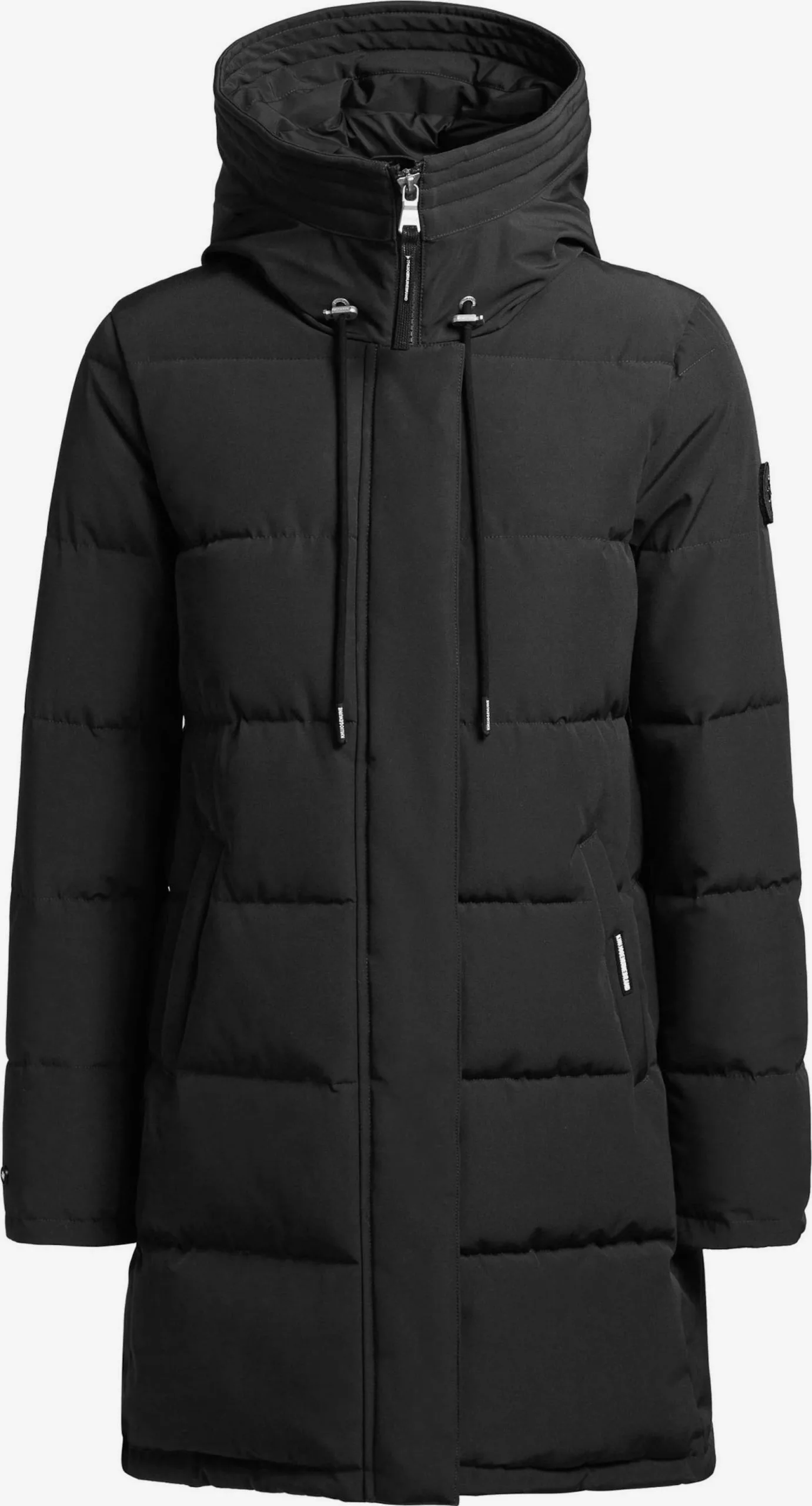 Khujo Manteaux Courts Manteau D’hiver Mats Femme Noir 3 Khujo Manteaux Courts Manteau D’hiver Mats Femme Noir