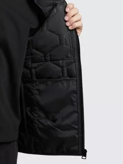 Khujo Vestes Sans Manches Gilet Liel Homme Noir -Khujo Soldes Boutique ab2ef6afb1788ba70db0404654033c73