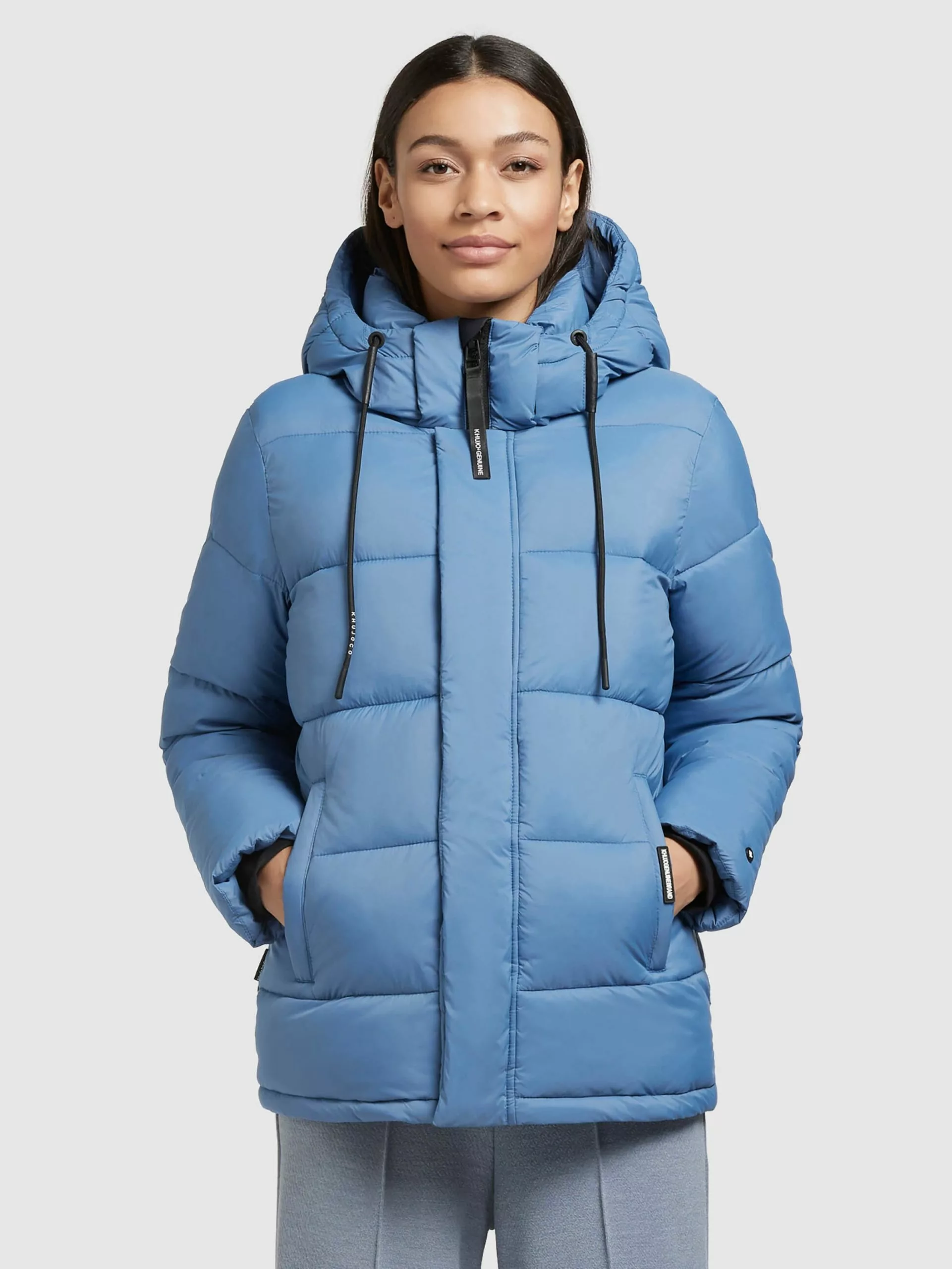 Khujo Vestes Dhiver Veste D’hiver Evona Femme Bleu Ciel 4 Khujo Vestes Dhiver Veste D’hiver Evona Femme Bleu Ciel – Image 2