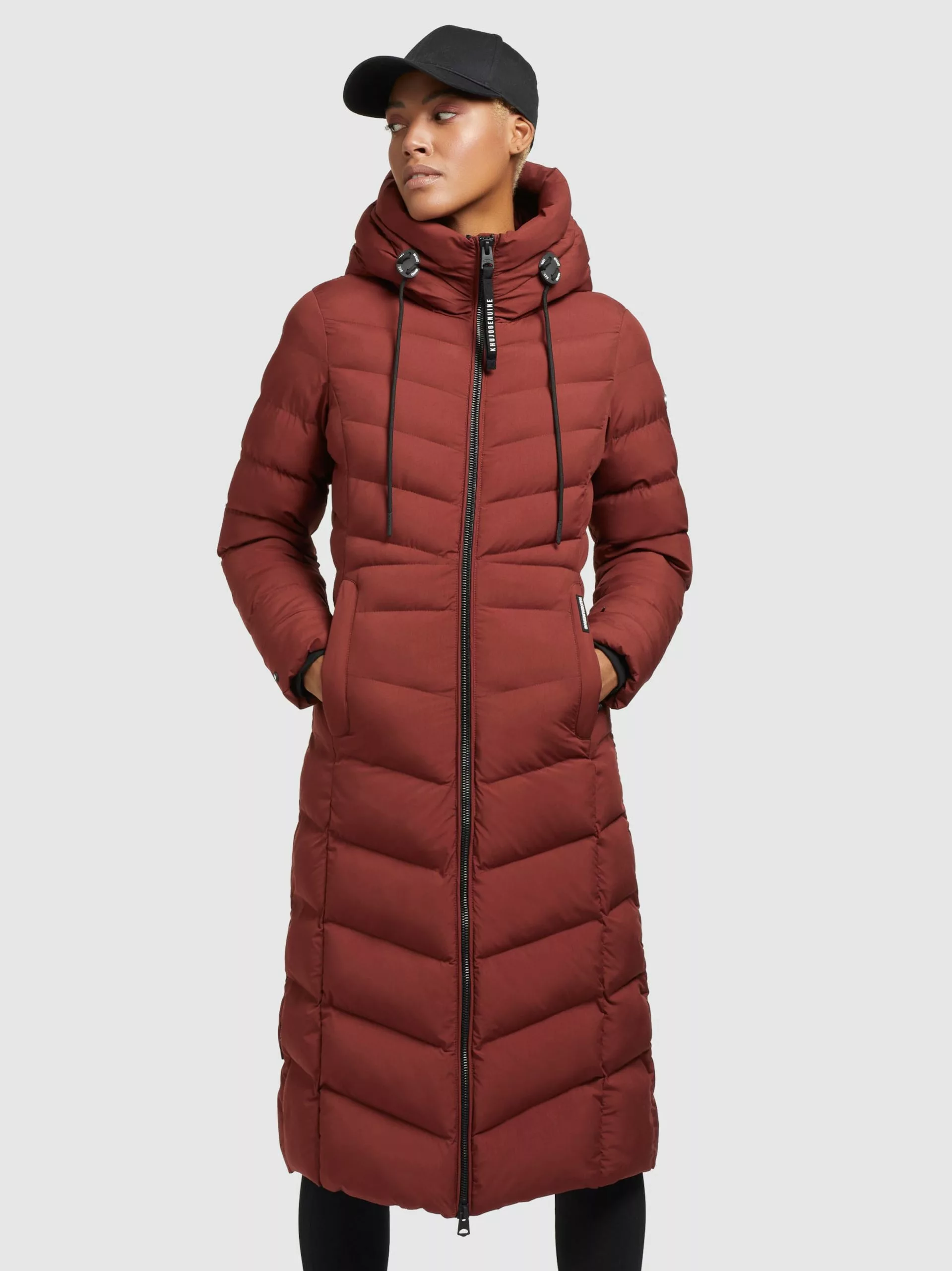 Khujo Manteaux Dhiver Manteau D’hiver Ingram Femme Rouge Rouille 4 Khujo Manteaux Dhiver Manteau D’hiver Ingram Femme Rouge Rouille – Image 2