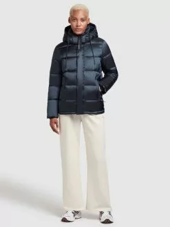 Khujo Vestes Dhiver Veste D’hiver Evona Femme Bleu Nuit -Khujo Soldes Boutique acfddd87cc1cdc31e6fa849dd2f48cbb