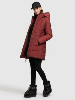 Khujo Manteaux Courts Manteau Mi-saison Amaray 3 Femme Rouge Rubis -Khujo Soldes Boutique ae2d74f007541ca3b75faf87c76095d8