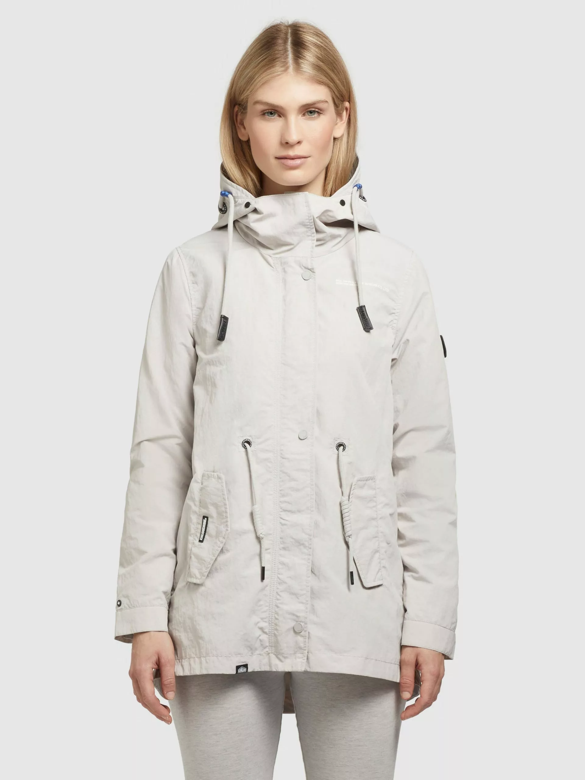 Khujo Vestes De Mi-saison Veste Mi-saison CAIMA Femme Gris Clair 4 Khujo Vestes De Mi-saison Veste Mi-saison CAIMA Femme Gris Clair â Image 2