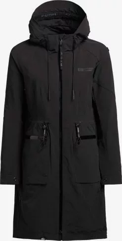 Khujo Parkas Parka Mi-saison Femme Noir