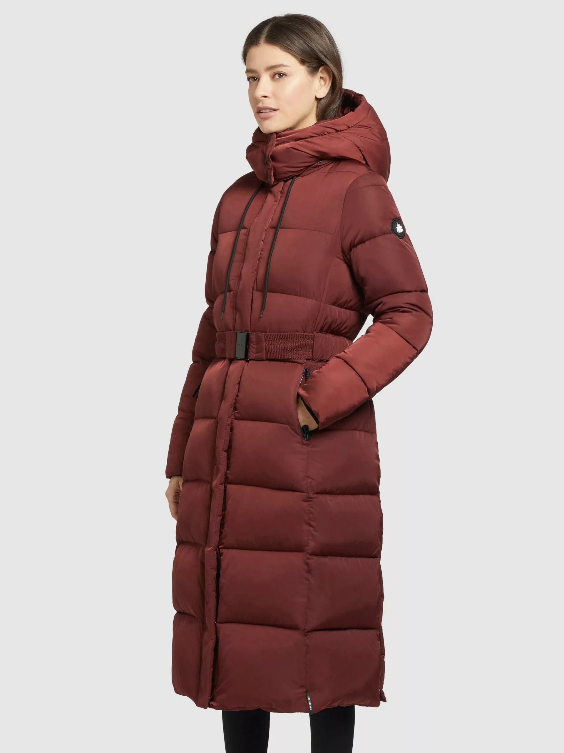 Khujo Manteaux Dhiver Manteau D’hiver HAZELLE Femme Rouge Rouille 7 Khujo Manteaux Dhiver Manteau D’hiver HAZELLE Femme Rouge Rouille – Image 5
