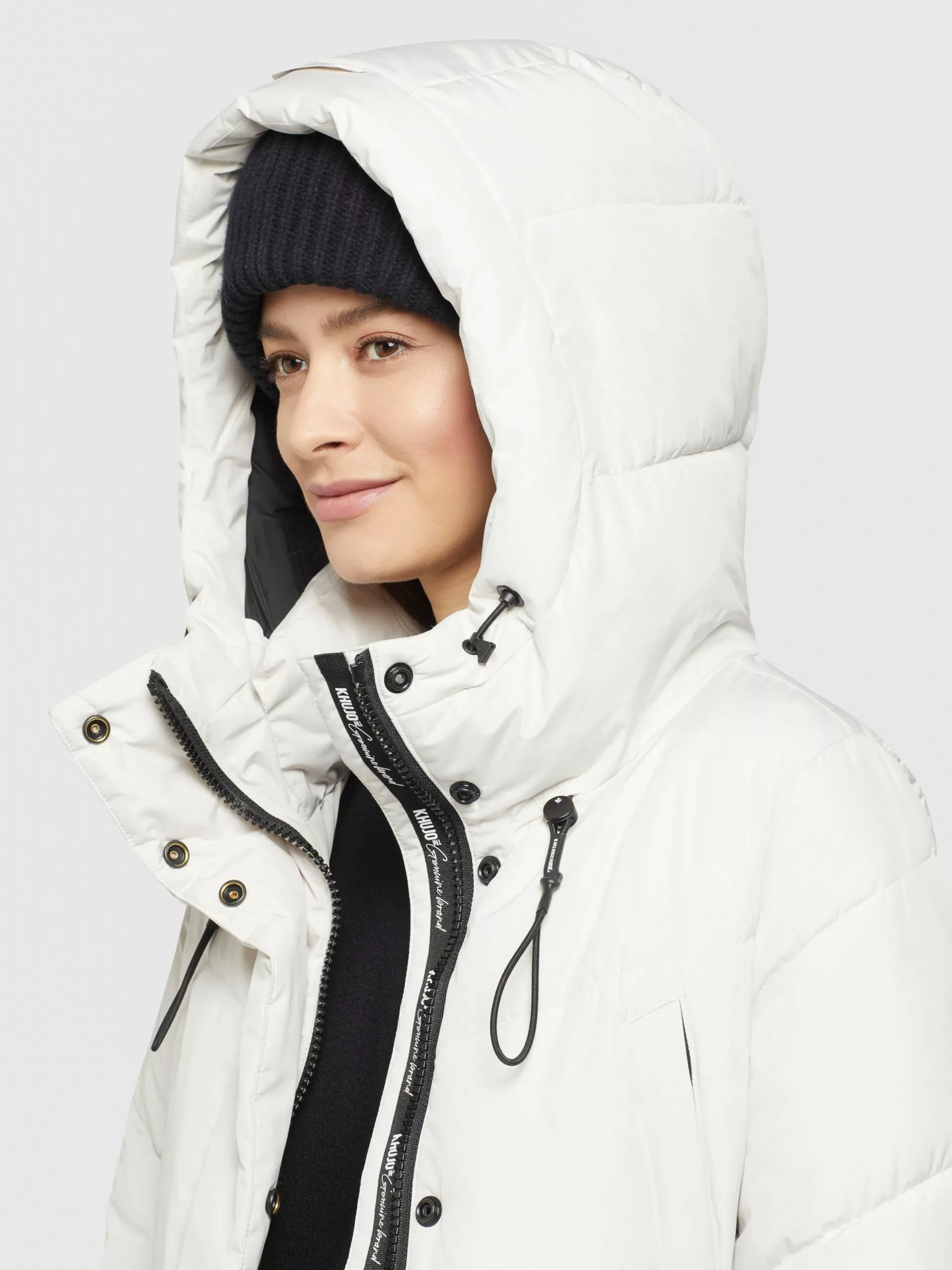 Khujo Manteaux Dhiver Manteau D’hiver Elvita Femme Blanc Cassé 9 Khujo Manteaux Dhiver Manteau D’hiver Elvita Femme Blanc Cassé – Image 7