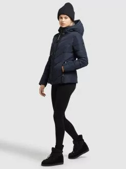 Khujo Vestes De Mi-saison Veste Mi-saison Stern Femme Bleu Foncé -Khujo Soldes Boutique b1b2420578547adb2afff6d906f8be3a