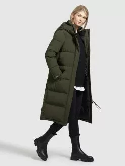 Khujo Manteaux Dhiver Manteau D’hiver Dakota Femme Vert Foncé -Khujo Soldes Boutique b56f64ce1b8562265ec8350aa5802399
