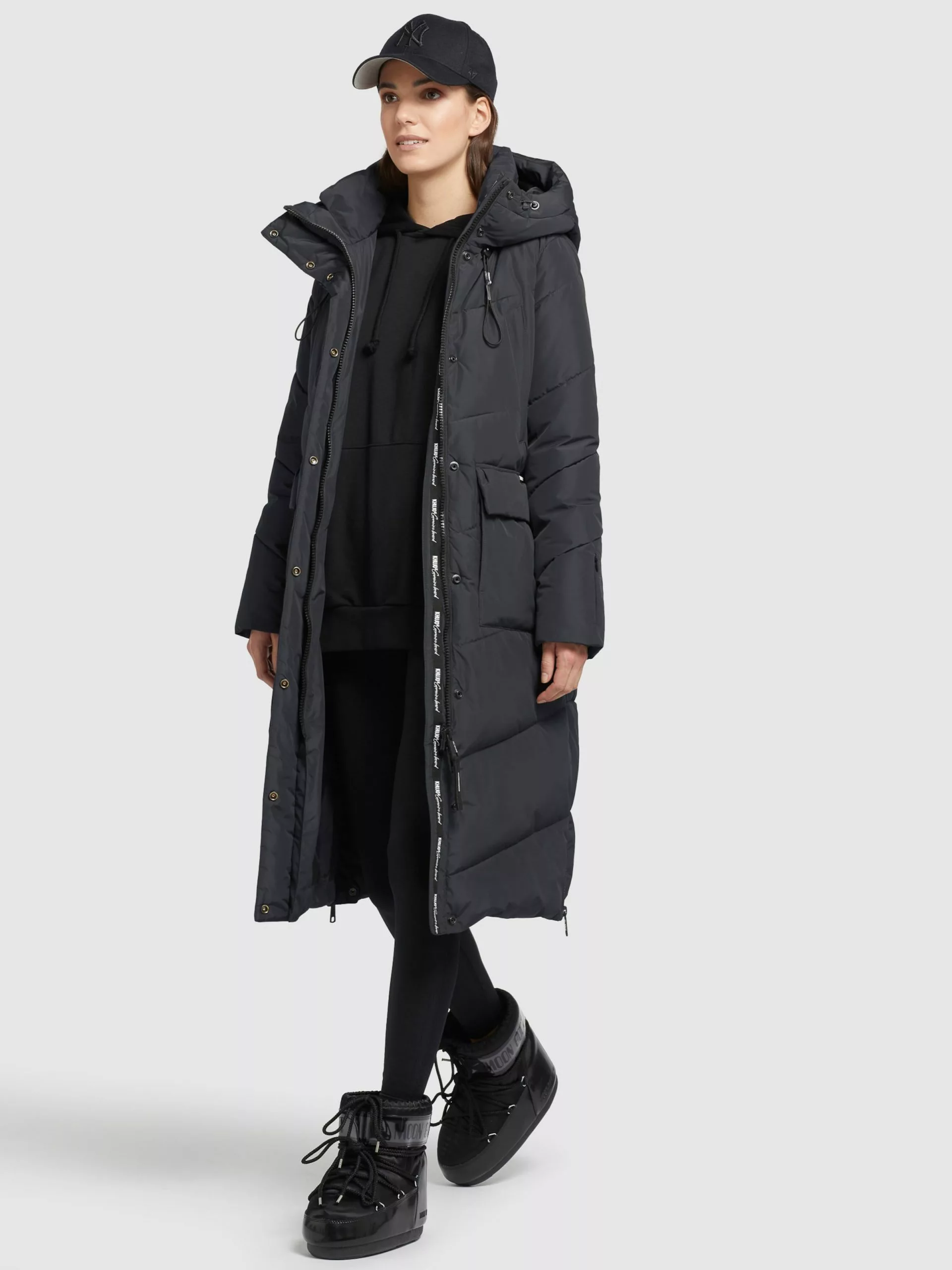 Khujo Manteaux Dhiver Manteau D’hiver Elvita Femme Bleu Foncé 7 Khujo Manteaux Dhiver Manteau D’hiver Elvita Femme Bleu Foncé – Image 5