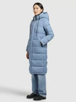 Khujo Manteaux Dhiver Manteau D’hiver Julina Femme Bleu Clair -Khujo Soldes Boutique b87132c8438006167888792e50275165