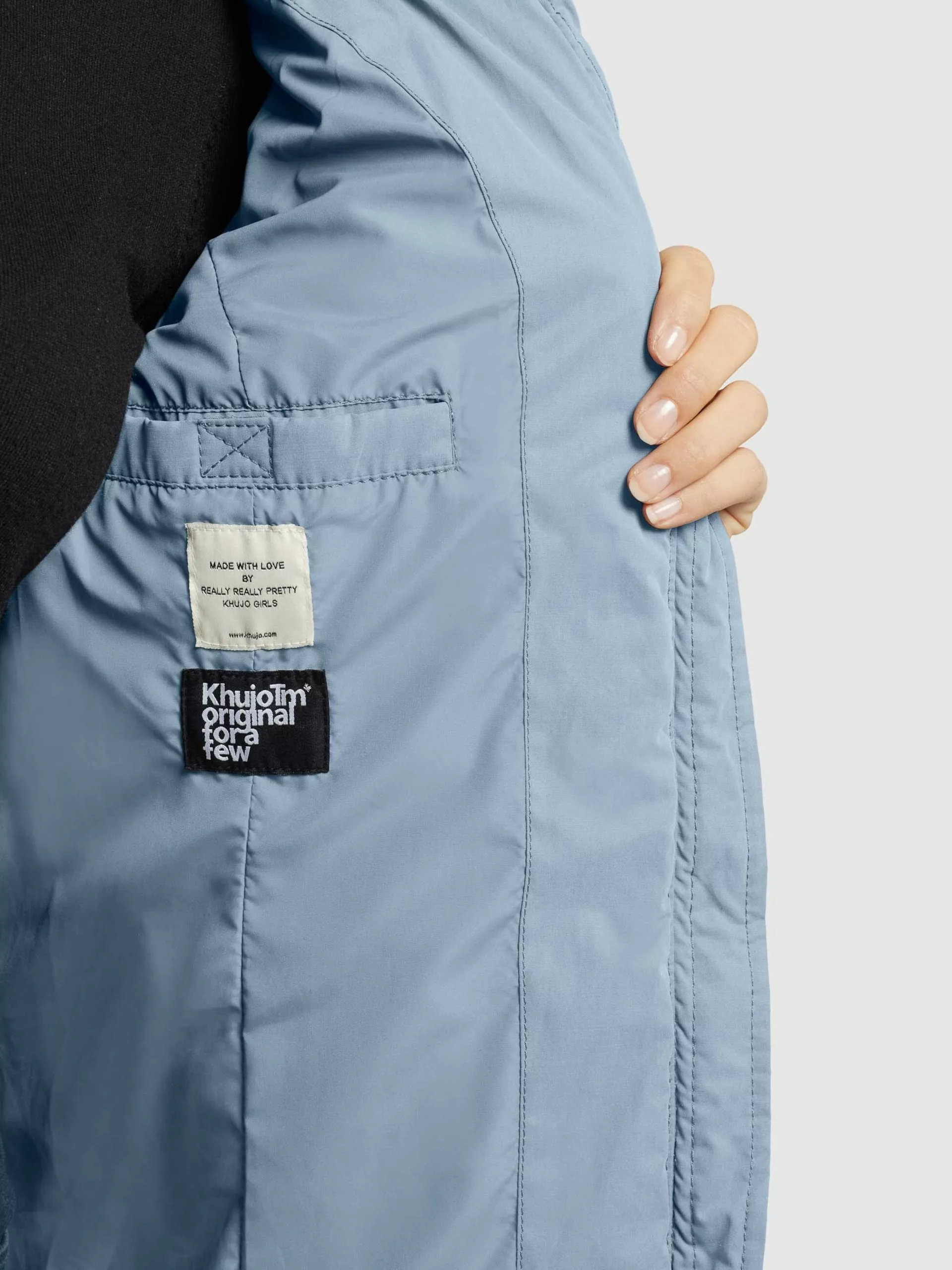 Khujo Vestes De Mi-saison Veste Mi-saison Tweety Femme Bleu Fumé 10 Khujo Vestes De Mi-saison Veste Mi-saison Tweety Femme Bleu Fumé – Image 8