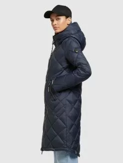 Khujo Manteaux De Mi-saison Manteau Mi-saison Zarita Femme Bleu Foncé 14 Khujo Manteaux De Mi-saison Manteau Mi-saison Zarita Femme Bleu Foncé -Khujo Soldes Boutique baf7fe76f37396bf3abd8dc1a5786ad2