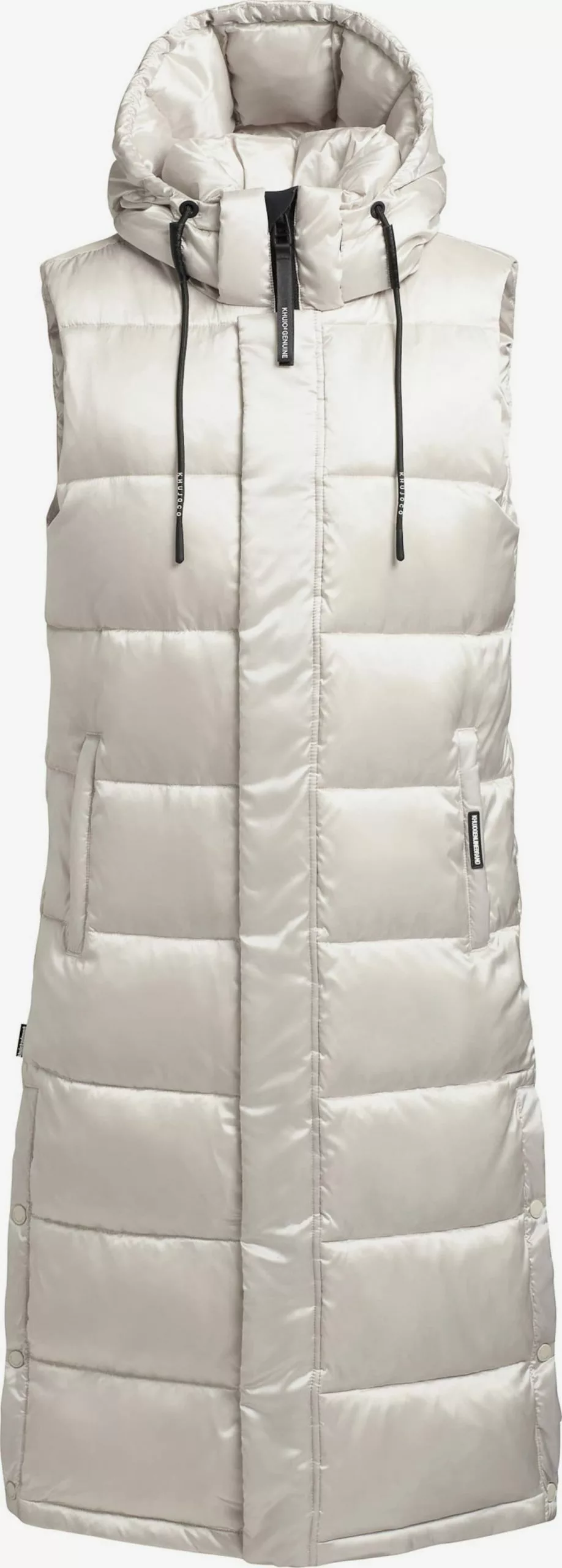 Khujo Vestes Sans Manches Gilet Tourin Femme Blanc Perle 3 Khujo Vestes Sans Manches Gilet Tourin Femme Blanc Perle