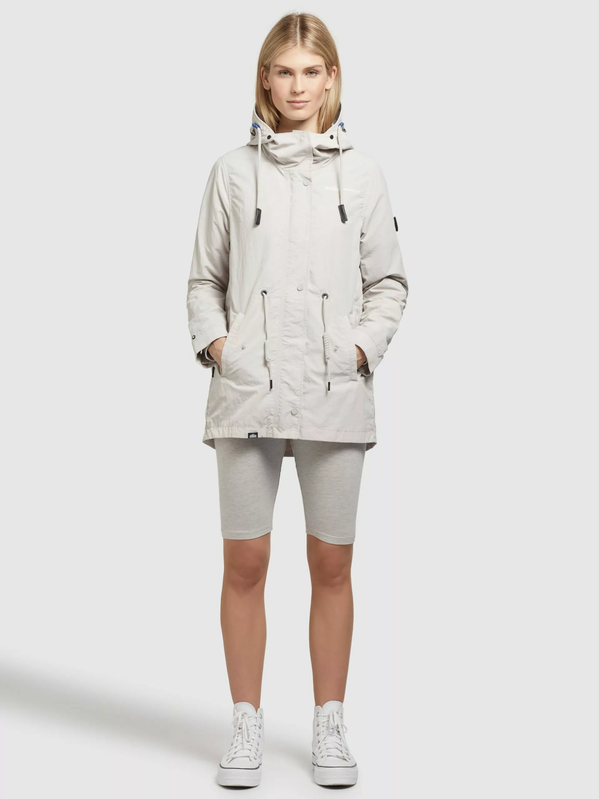 Khujo Vestes De Mi-saison Veste Mi-saison CAIMA Femme Gris Clair 5 Khujo Vestes De Mi-saison Veste Mi-saison CAIMA Femme Gris Clair â Image 3