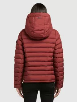 Khujo Vestes De Mi-saison Veste Mi-saison Lovina Femme Rouge Foncé -Khujo Soldes Boutique bd23404513ed7c1cfc93c85710281615