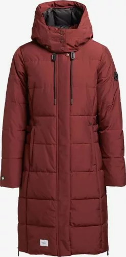 Khujo Manteaux Dhiver Manteau Dâhiver Cliv Femme Rouge Rouille