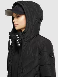 Khujo Manteaux De Mi-saison Manteau Mi-saison Mugg Femme Noir -Khujo Soldes Boutique bf6ddfb93f48d86f1c7c2f179bec4e53
