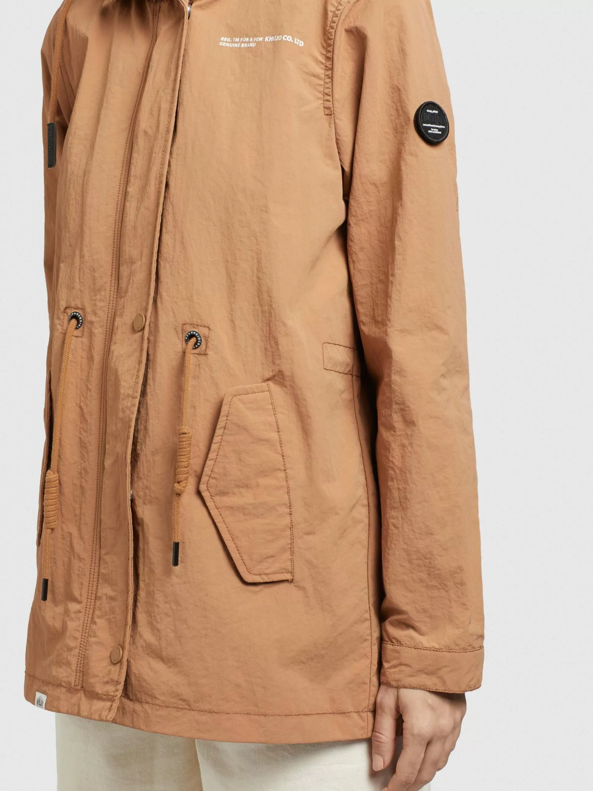 Khujo Vestes De Mi-saison Veste Mi-saison CAIMA Femme Beige 10 Khujo Vestes De Mi-saison Veste Mi-saison CAIMA Femme Beige – Image 8