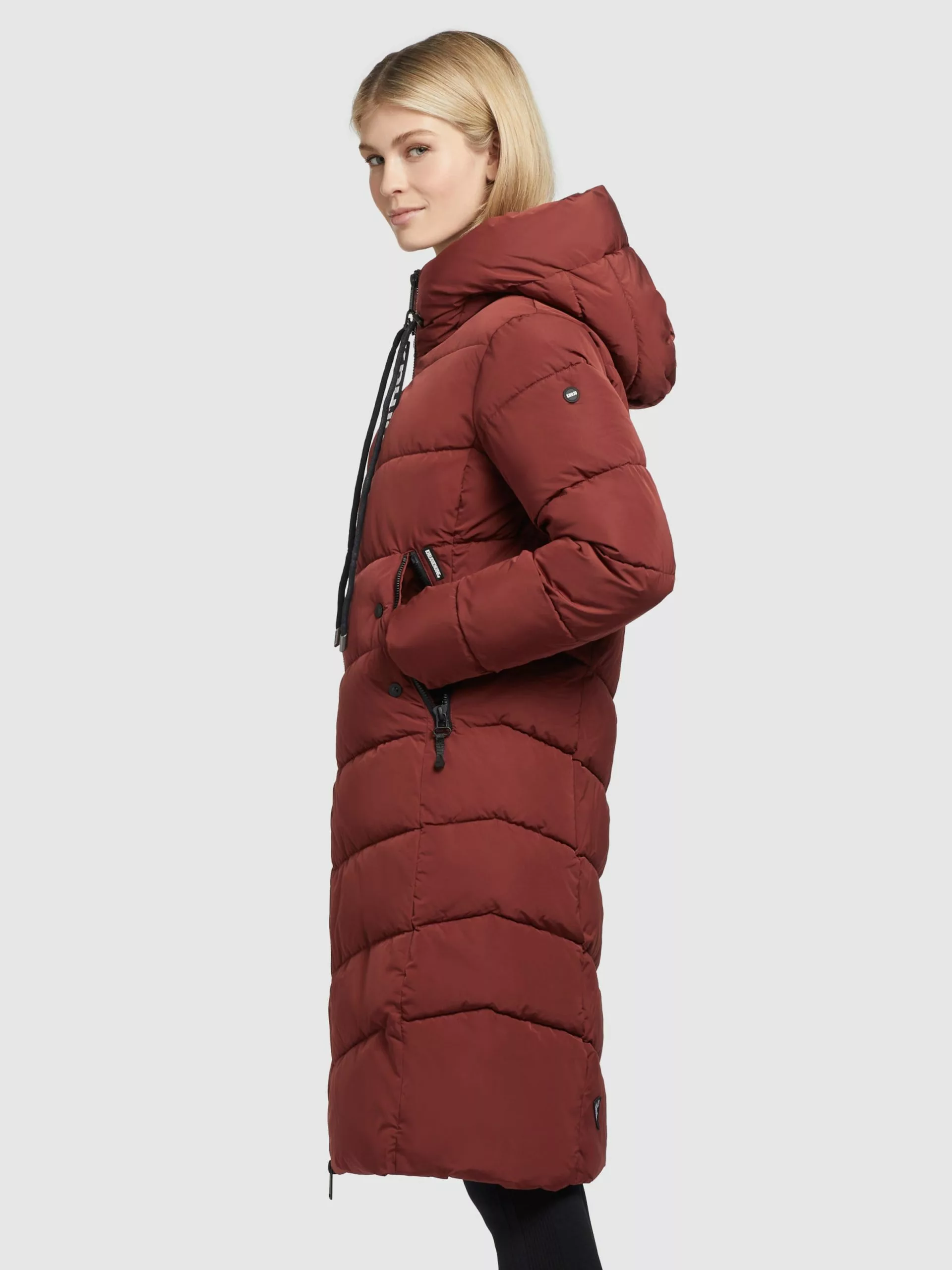 Khujo Manteaux De Mi-saison Manteau Mi-saison Klayd Femme Rouge Foncé 7 Khujo Manteaux De Mi-saison Manteau Mi-saison Klayd Femme Rouge Foncé – Image 5