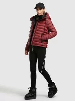 Khujo Vestes Dhiver Veste D’hiver Lona Shine Femme Rouge Rouille -Khujo Soldes Boutique c19764cca2fa525edfd0348865e3615d