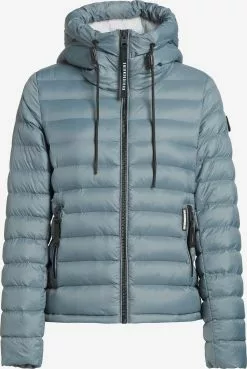 Khujo Vestes De Mi-saison Veste Mi-saison Lovina Femme Bleu-gris